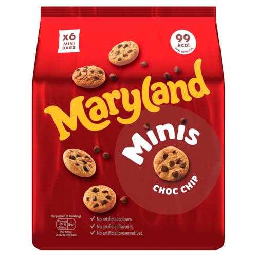 Maryland Cookies Minis Choc Chip 6 x 19.8g