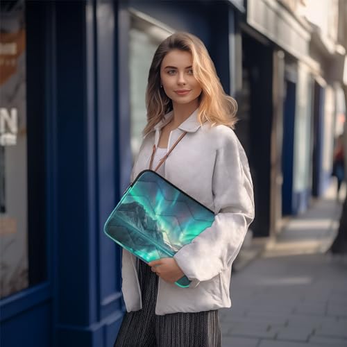 Funda para laptop 13-14 pulgadas con diseño Aurora Boreal miniatura 7