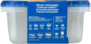 Amazon.com: Ziploc 321874 Food Storage, 2 Count (Pack of 1) : Home