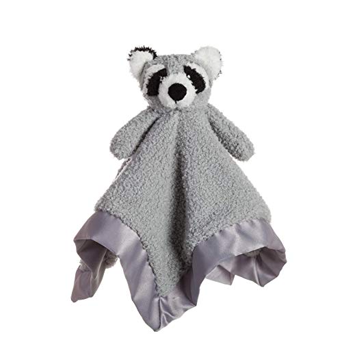 Image of Apricot Lamb Stuffed Animals Raccoon Security Blanket Infant Nursery Character Blanket Luxury Snuggler Plush Baby Lovey(Raccoon)
