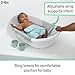 Ingenuity Room to Soak 4-in-1 Baby Bath Tub, Newborn to Toddler, Adjustable Full Coverage Sling, Supportive Seat, Includes 2 Pour & Rinse Cups, Easy Release Drain Plug, 0M+