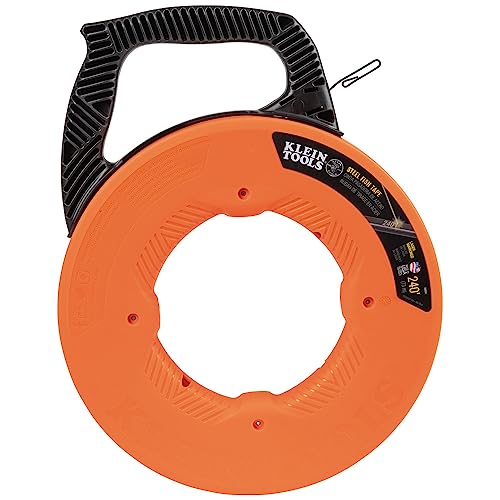 Klein Tools 56334 Electrical Fish Tape, Steel Wire Puller with Double Loop Tip, Optimized Housing and Handle for Heavy Duty Wire Pulls, 240-Foot by KLEIN TOOLS - Image 7