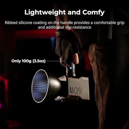 SMALLRIG Griffhandgriff für RC 60B, ermöglicht Mobile Beleuchtung, mit einem 1/4-Zoll Gewindebohrung, kompatibel mit Lichtständern oder Tischstativen - 4531