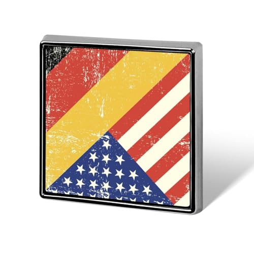 ピン 金属ピン アメリカとドイツ 国旗 合金製 アクセサリー ボタンブローチ レディース メンズ 飾る 軽量 装飾ラペルピン ジャケット 人気 キッズ 服襟ピン ファッション 缶 正方形 贈り物 おしゃれ かわいい