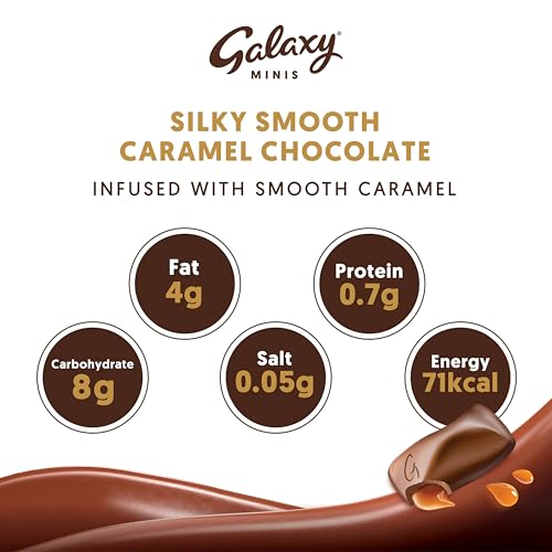 Image of Galaxys Minis Caramel Milk Chocolate Travel Pack, 29 Bars, Travel Exclusive (From Egypt)