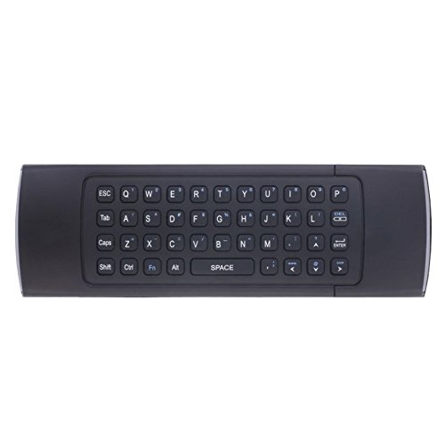 Controle Mini Teclado Air Mouse Wireless Sem Fio Android Pc Tv C120 Preto