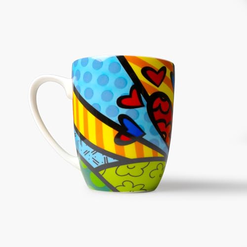 Vaso de café Britto Bone China 16.8 oz Multicolor miniatura 3