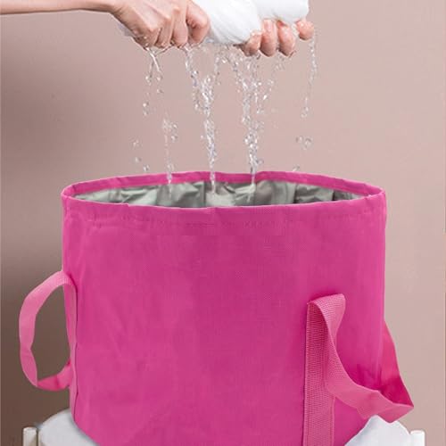 Bañera plegable multifuncional para pies color rosa miniatura 4