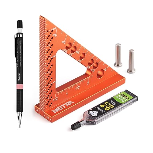 Neitra NT-SCS-03-2023 Small Square Ruler With Fixed Angle Pin cover