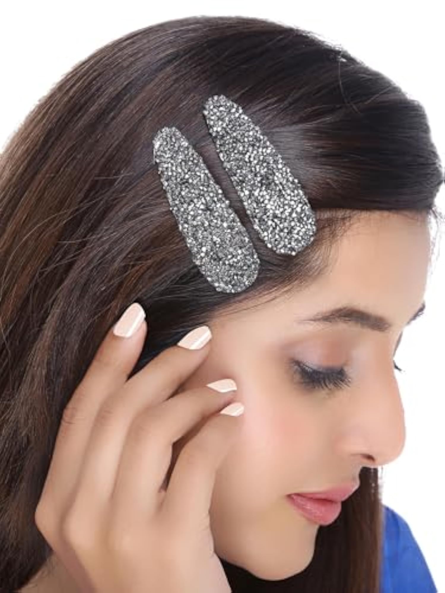 6pc Mixed Design Snap Hair Clips for Accessories