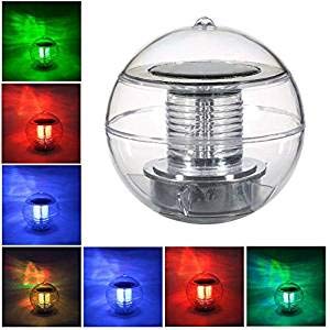DZT1968 Solar Pool Floating Light Pond Light Waterproof Color Changing Led Solar Pool Light for Garden Swimming Pool Pond Party Home Decor