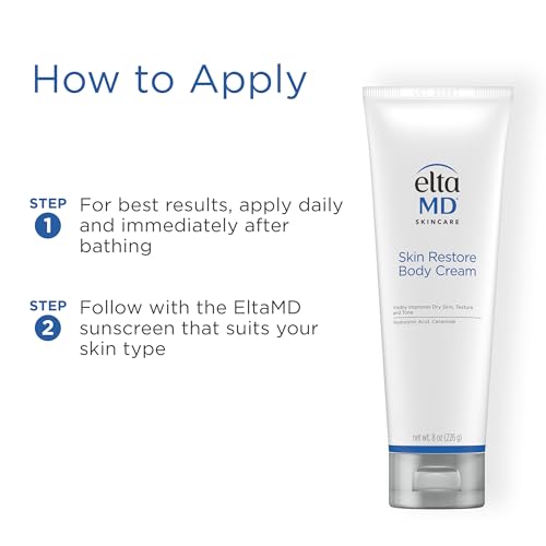 image for EltaMD Skin Restore Body Cream, Fragrance-Free Body Lotion for Women, 