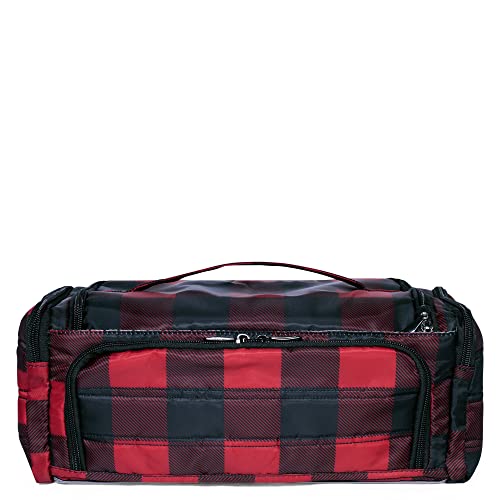 Lug Trolley XL Cosmetic Case, BUFFALO CHECK RED4