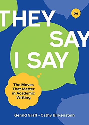 "They Say / I Say" (Fifth Edition) book cover