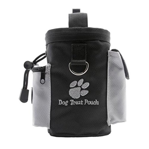 Bolsa Legendog para transporte de ração para cães com cordão e bolsa de treinamento para cães com bo