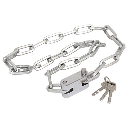 Aexit Cycling Bike Bike Locks Bicycle Security Chain Lock Padlock 100cm Length U-Locks w Keys