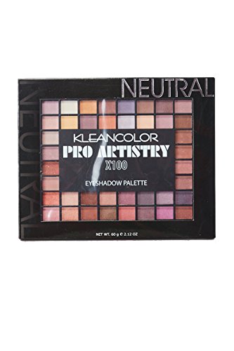 100 Colors Pro Artistry Matt Eyeshadow Makeup Palette GS2103 (NEUTRAL A)