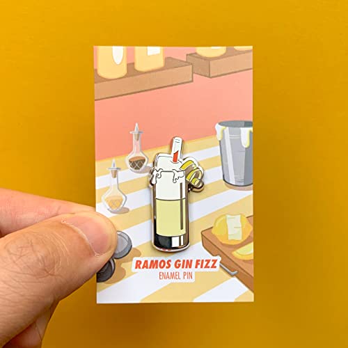 Image of Classic Cocktail Cute Enamel Pins for Bartender Aprons, Jackets, Backpacks and Purses, Shirt and Suit Lapels, Button Badges Brooch Fashion Jewelry