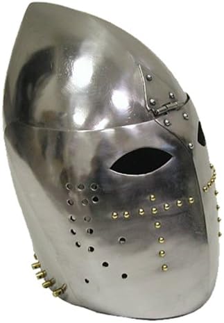 Whetstone Cutlery Vindicator Great Helm Helmet (Silver)