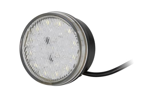 Feu diurne LED 24V HELLA rond blanc jaune pour signalisation avant routière