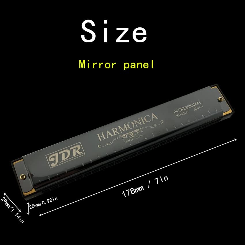 Harmonica Vibrato Harmonica Blues C 24 orifices orgue harpe Gaeta avec étui instruments professionnels mes mélodies - Les Beatles, Paul McCartney, John Lennon, RIngo Starr, George Harrison Harmonica Vibrato Harmonica Blues C 24 orifices orgue harpe Gaeta avec étui instruments professionnels mes mélodies – Image 6