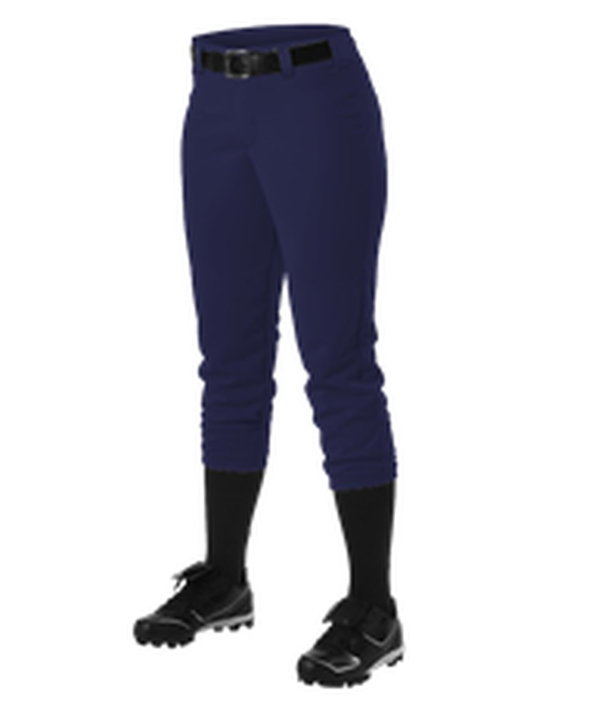 Alleson Girls Fastpitch Pant Navy L 605PBWY 605PBWY-NA-L