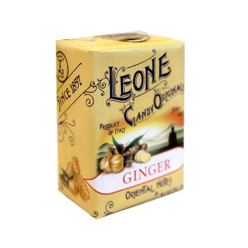 Pastiglie Leone Ginger Flavor Candy Mints In Retro Box, Six