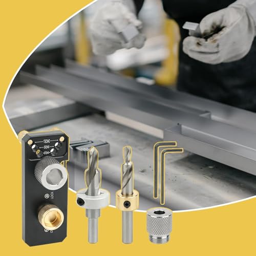 Guide de perçage pour extrusion d'aluminium pour assembler des meubles