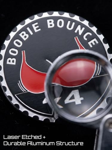 Image of 2 pcs Car Emblem 4 x 4 Metal Automotive Badge 3D Metal Car Badges Emblems Round Emblem Decals Car Badge Decals Stickers Compatible with Vehicles Trucks SUV RV Decorations (Boobie Black)