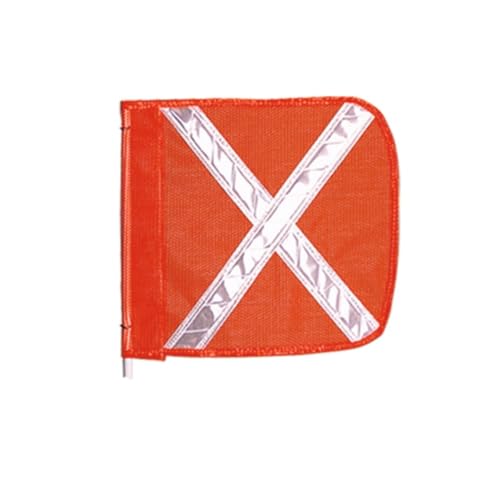 Fanion de sécurité Flagstaff Fs9 orange réfléchissant 28cm