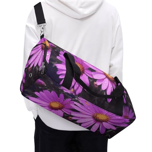 Sac de sport rouge avec compartiment chaussures cerises - 5