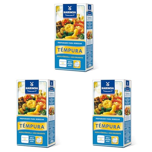 Harina Tempura Para Rebozar 500 g Sin Huevo (Paquete de 3)