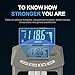 Grip Strength Tester Trainer and Dynamometer with Case, Hand Grip Strengthener Gripper, Forearm Strengthener, Premium Adjustable Hand Exercisers for Sports, School, and Home Use