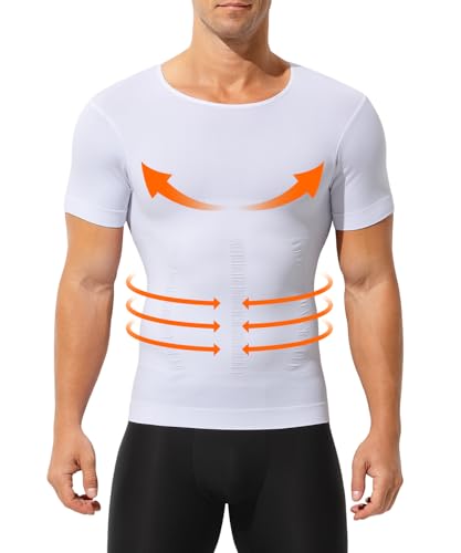 Arjen Kroos Maglietta Compressione Uomo Canottiera Contenitiva Uomo Compression Shirt Modellante Dimagrante Fascia Pancia Sportivo Fitness