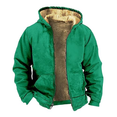 Chemise à capuche avec poche homme veste polaire chaude 3XL