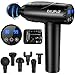 Pistolet de Massage Musculaire, EKUPUZ Masseur Musculaire Profond avec 30 Niveaux Réglables, 6 Têtes de Massage et l'Écran LCD Pour Soulager Douleurs et Raideurs Musculaires (Noir)