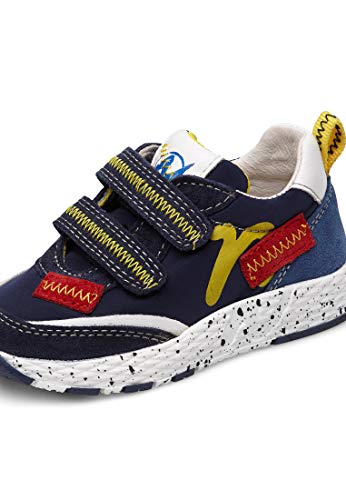 Naturino DELT VL.-Sneaker in Suede e Tessuto