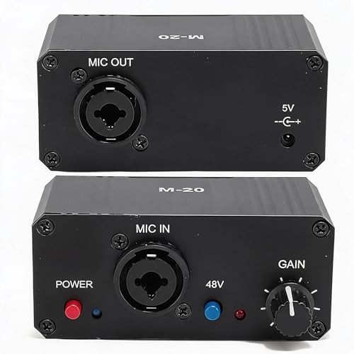 High Gain Mic Preamplifier with XLR Output