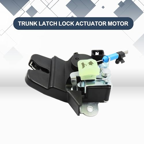 Image of HiSport Trunk Rear Latch Door Actuator 81230-C1010 931960 - Compatible with Hyundai Sonata 1.6L 2.0L 2.4L Engines 2015 2016 2017 - Tailgate Tail Gate Latch Lock Actuator Motor Assembly