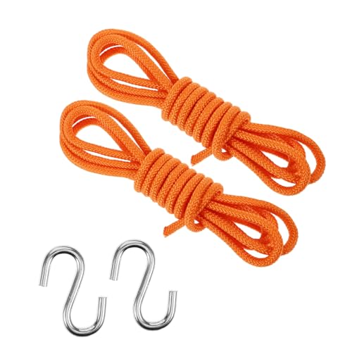 SUPVOX Djustable Hammock Ropes for Trees Camping and Hiking Stainless Steel Buckle