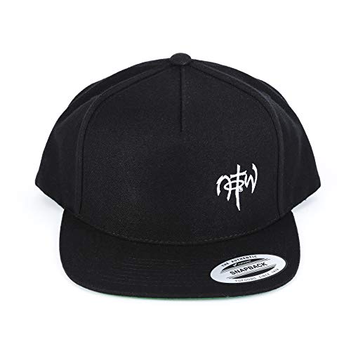 NOTW Classic Snapback Cap, One Size, Black