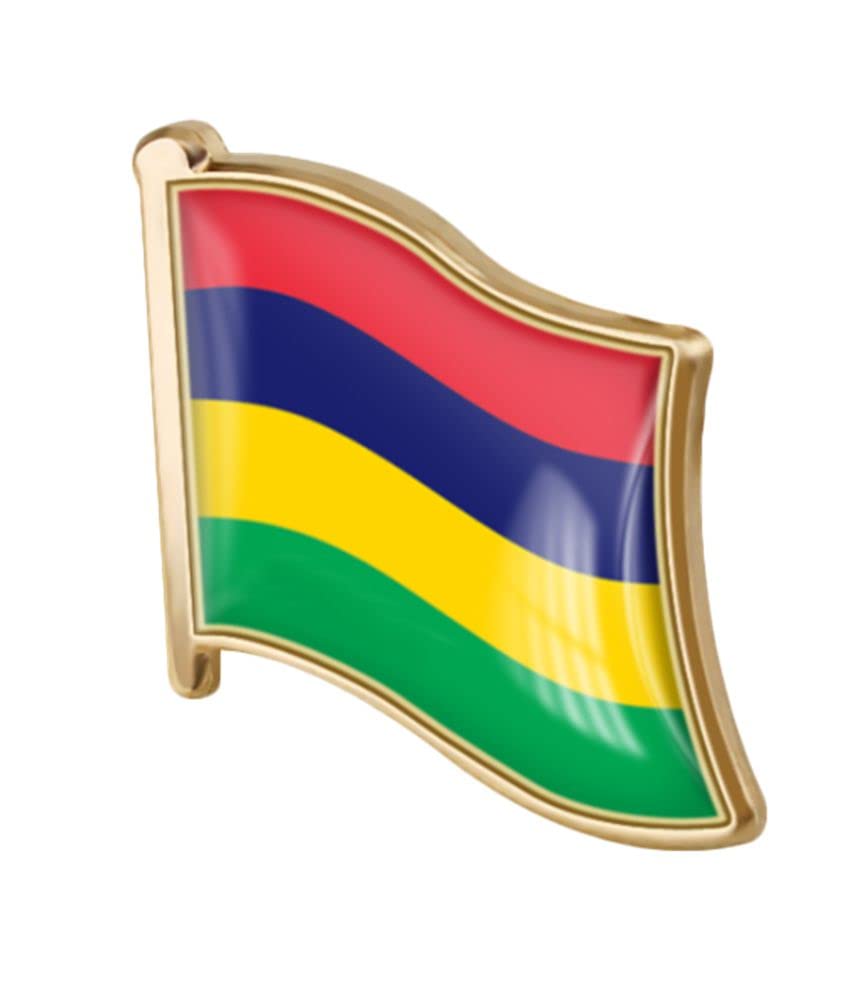 vmcoatdu Country Flag Pin Badge International Travel Brooch Metal Alloy Souvenir Pin for Hat Clothes Backpack