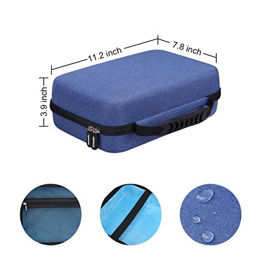 Aproca Hard Storage Travel Blue Case, for ieGeek 11.5", COOAU 11.5" / 12.5" Portable DVD Player - Image 7