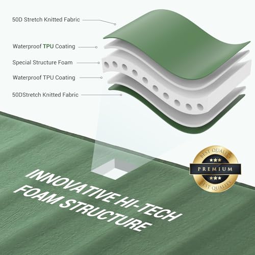 Elegear CumbreX™ Air & Foam Self Inflating Sleeping Pad, Built-in Electric Pump 4