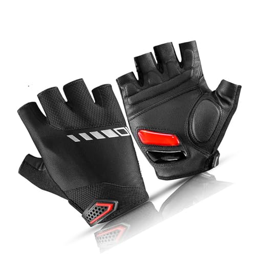 Gants de cyclisme antidérapants et tactiles avec protection silicone intégrée