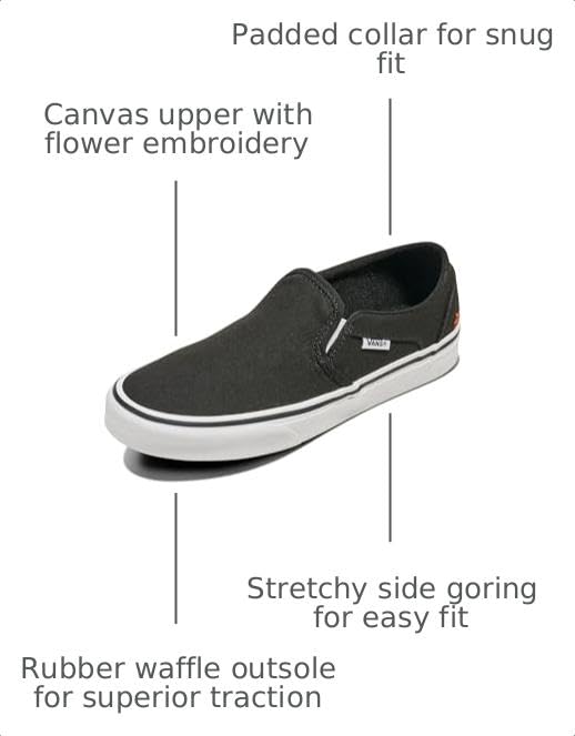 Image of Vans Women's Asher Adult Low Top Sneakers
