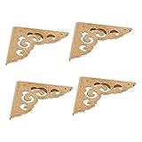Uonlytech 4 Pcs Furniture Copper Corner Guard Vintage Box Vintage Jewelry Box Corner Furniture Metal Furniture Corner Antique Box Corner Box Corner Protectors Copper Corner Protector Cabinet