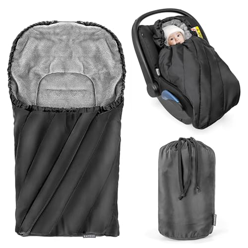 Altabebe Winterfußsack Für Babyschale - Wind- & Wasserdichter Schutz Für Autositz Gruppe 0+