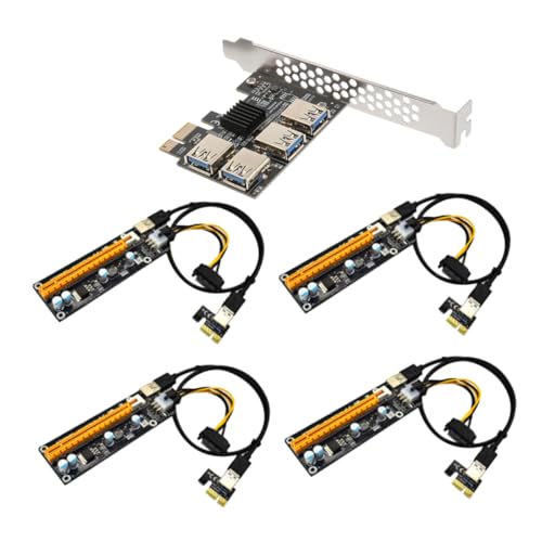 Tarjeta Adaptadora PCI E USB Riser con Conectores de Alta y Rendimiento