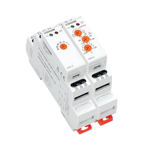 QAXIOQCS Liquid Level Control Relay Electronic Automatic Water Level Controller Switch 220v Water Pump Controller with Sensor(VG6012 ACDC24-240V)